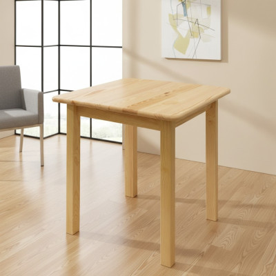 Esstisch Holz Tische Wohn Ess Zimmer 75x75 Massivholz Esstische Echtholz Tisch