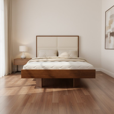 Schlafzimmer Holzbett Echtes Holz Bett Betten Hotel 180x200 Stil Massive Möbel