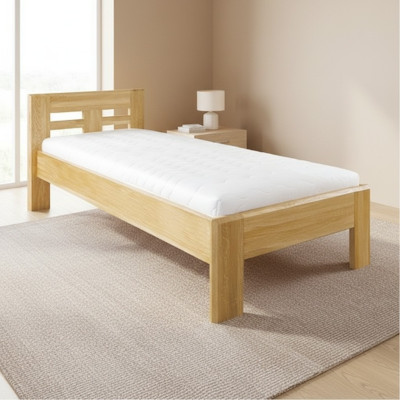 Echtholz Betten Holzbett Doppelbett 100x200 cm Neu Echtholz Bett Polsterbett