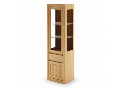 Handarbeit Holz Möbel Vitrine Vitrinenschrank Vitrinen Schrank Glasschrank Neu