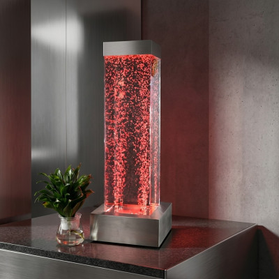 Wasser Säule 20x80cm Wasserwand Säulen Wand Trennwand Led