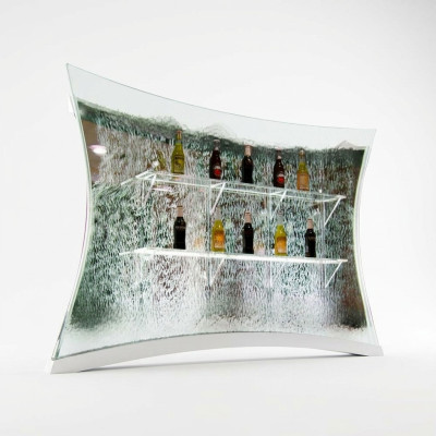 Regale Design Beleuchtet Led Wasser Wand Bar Regal Säule Wassersäulen