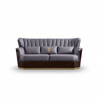 Leder Sofa 3 Sitzer Sofa Polster Sofas Design Luxus Couch Möbel Dreisitzer Neu