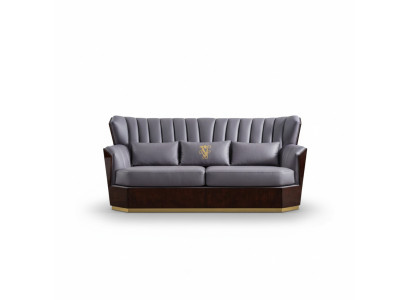 Leder Sofa 3 Sitzer Sofa Polster Sofas Design Luxus Couch Möbel Dreisitzer Neu
