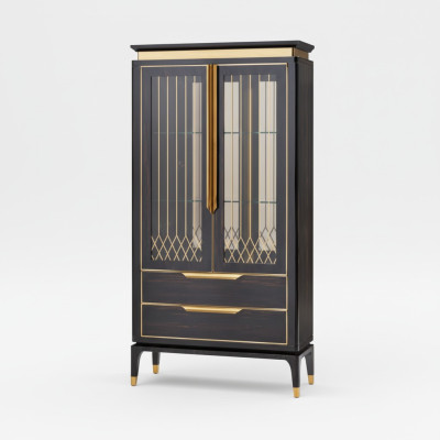 Vitrinen Glas Bar Schrank Haus Schränke Wand Regal Holz Vitrine Möbel Wohnzimmer