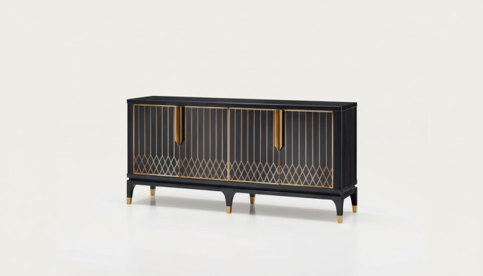 Sideboard Design Kommode Holz Schrank Kommoden Möbel Konsole Side