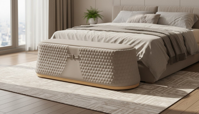 Designer Hocker Fußhocker Beistellhocker Ottomane Chaiselounge Sitzbank