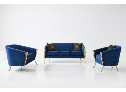 Design 3 Sitzer Relax Sofas Club Lounge Sofa Textil Polster Couch Stoff Couchen