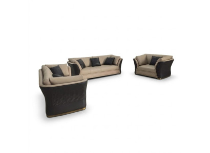 Sessel Design Couch Sofa Relax Lounge Leder Fernseh Luxus Club Polster