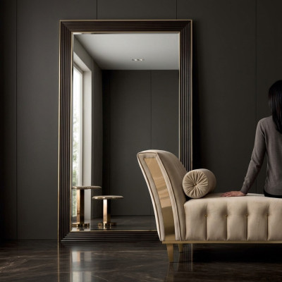 Design Spiegel Wandspiegel Holz Rahmen Hängespiegel Luxus Möbel arredoclassic