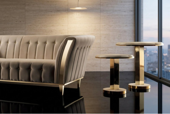 Runder Beistelltisch Tisch Couchtisch Sofa Wohnzimmer Design Tische Rund Möbel