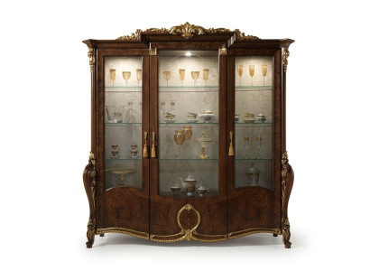 Luxus Vitrine Wohnzimmer Möbel Schrank Glas Vitrinen Designer Schränke Kommode