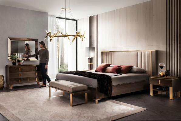 Luxus Schlafzimmer Sets Bett 2x Nachttisch Klassischer Design Betten Möbel 3tlg