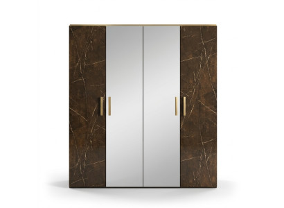 Luxus Kleider Schrank Designer Kleiderschränke Hochglanz Möbel Wohnen Holz Neu
