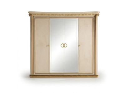 Luxus Kleider Schrank Kleiderschränke Hochglanz Designer Möbel Wohnen Holz Neu