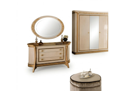 Spiegel Kommode Schrank Kommoden Schlafzimmer Set Holz Klassischer Stil 2tlg. Spiegel Kommode Schrank Kommoden Schlafzimmer Set Holz Klassischer Stil 2tlg.