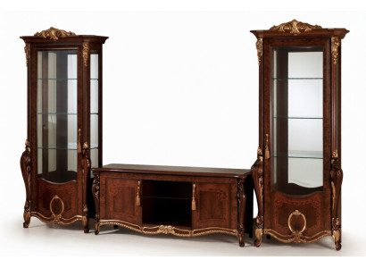 Wohnzimmermöbel Set Designer Wohnzimmer Sideboard 2x Vitrine 3tlg. Wohnwand Neu Wohnzimmermöbel Set Designer Wohnzimmer Sideboard 2x Vitrine 3tlg. Wohnwand Neu