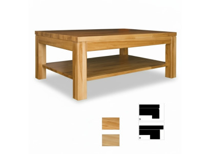 Couchtisch Holztisch Echtholz Massiv Holz Beistelltisch Tisch 120x80 Couchtische