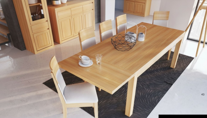 Esszimmer Gruppe Komplett Set Garnitur 7tlg Tisch Tische Massive Holz Möbel Neu