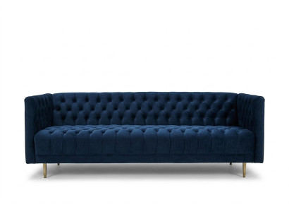 Chesterfield Sofa Couch Polster Stoff Leder Couchen Polster Garnitur 4 Sitzer