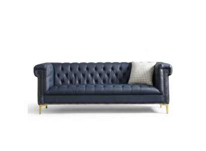 Chesterfield Leder Polster Design Sofa Luxus Couch Klassische Sofa 3 Sitzer Neu