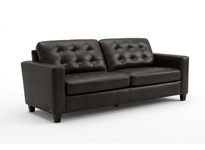 Chesterfield 3 Sitzer Sofa Ledersofa Couch Polster Sitz Garnitur 3er Sofas Neu