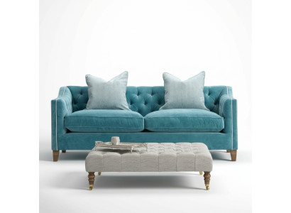 Chesterfield Sofa 2 Sitzer Polster Designer Couchen Sofas Garnitur Zweisitzer