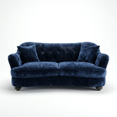 Sofa Luxus Textil Chesterfield Couch Sofas Polster 3 Sitzer Couchen Stoff Neu