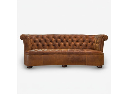 Chesterfield Leder Polster Design Sofa Luxus Couch Klassische Sofa 3 Sitzer Neu