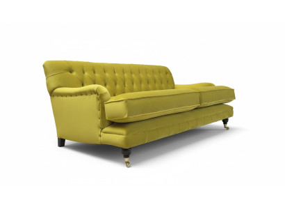Chesterfield 3 Sitzer Design Sofa Couch Polster Sofas Couchen Textil dreisitzer