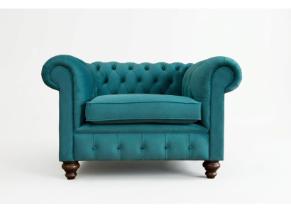sessel einsitzer chesterfield textil sofa couch polster sofas stoff couchen neu