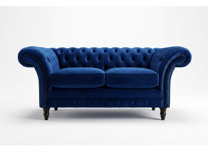 Chesterfield Sofa 2 Sitzer Polster Designer Couchen Sofas Garnitur Zweisitzer
