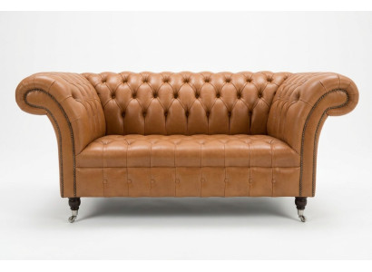 Sofa 2 Sitzer Ledersofa Couch Fernsehsessel Polstersofa Loungesofa Zweisitzer