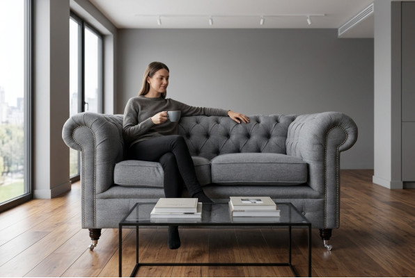 Chesterfield Sofa Couch klassische möbel Sofas Sitz Polster couchen Wohnzimmer