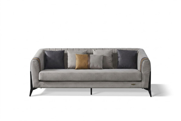 Sofagarnitur Wohnlandschaft Sofas Couchen Polster Stoffsofa 3+1 Sitzer