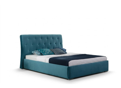 Bett Polster Design Luxus Doppel Hotel Betten 180x200cm Schlaf Zimmer Samt Neu