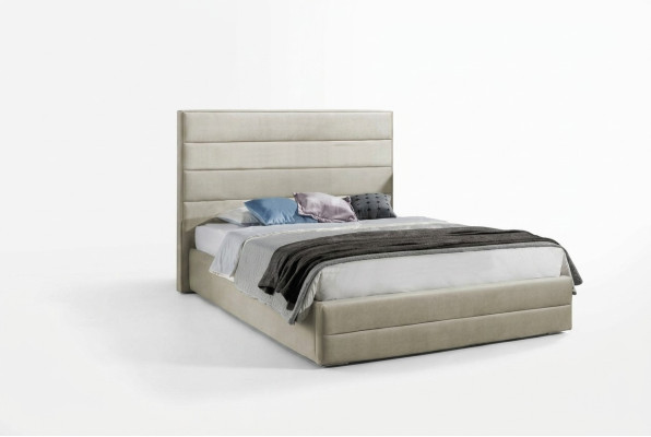 Luxus Schlafzimmer Bett Polster Design 160x200cm Doppel Hotel Betten Textil Neu