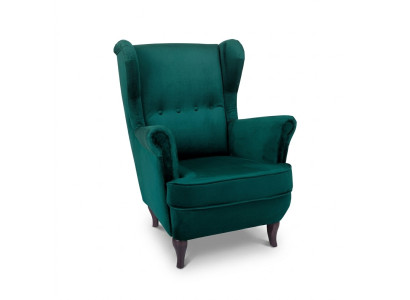 Ohrensessel Sessel Fernseh Design Polster Sofa Couch Chesterfield Textil Möbel