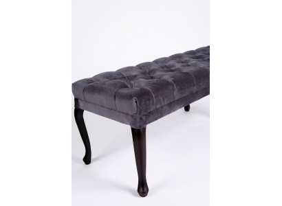 Hocker Sessel Fernseh Design Polster Fußhocker Chesterfield Textil Neu Ottomane