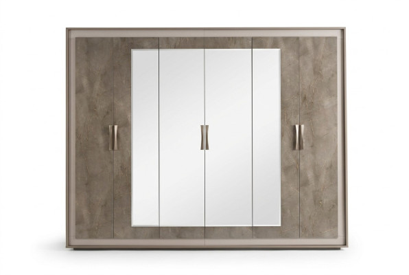 Klassischer Antik Stil Kleiderschrank Schrank Holz Garderobe Schlafzimmer Neu