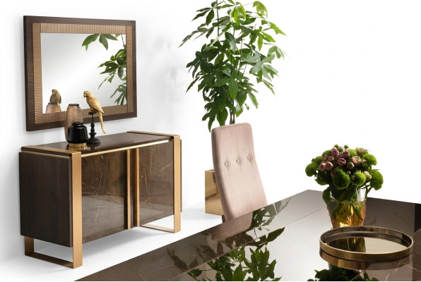 Kommode Designer Anrichte Side Low Board Schrank Wohn Zimmer Deko Regal