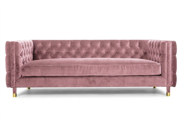 Rosa Chesterfield Sofa Kreative Möbel 4 Sitzer Neu xxl Big Couchen