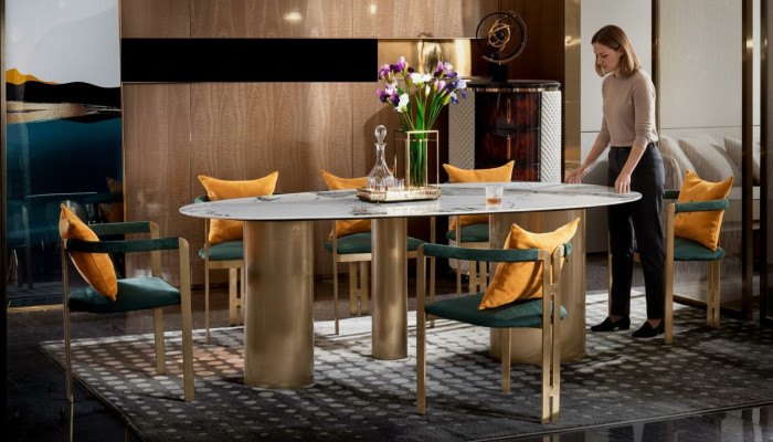 Esstisch Gruppe Essgarnitur Tisch 4x Lehn Stühle Möbel Esszimmer Tische