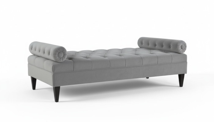 Chaiselongue Modern Design Sofa Liege Möbel Neu Wohnzimmer Stoff Chesterfield