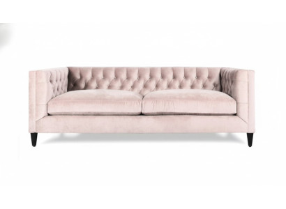 Pink Dreisitzer Sofa Moderne Stoff Wohnzimmer Design Couchen Neu Luxus Möbel Neu