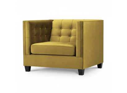 Sessel Chesterfield Textil Stoff Beige Kreative Möbel Neu Wohnzimmer