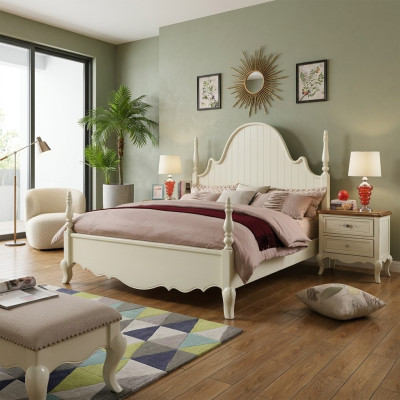 Klasse Schlafzimmer Set 3tlg Bett Doppelbett Betten 2x Nachttisch Holz 3tlg. Neu