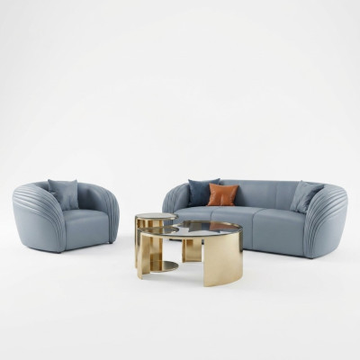 Sofagarnitur 3+1 Sitzer Set Design Sofa Polster Couchen Couch Modern Luxus Neu