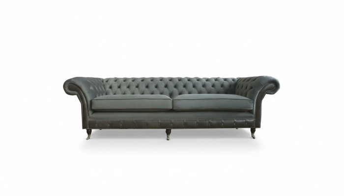 Chesterfield Original Möbel 4 Sitzer Couch Polster Sofas Couchen