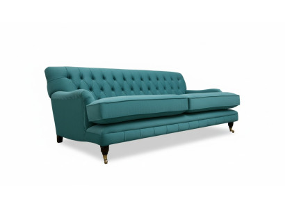 Textil Sofa Couch Polster Garnitur 3Sitzer Couchen Sofas Chesterfield Dreisitzer